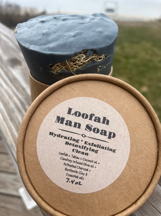 Botanical Loofah Man Soap
